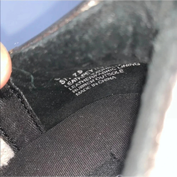 STEVE MADDEN Peyton Glitter and Snakeskin Sneaker Black 7.5 WORN ONCE - Picture 9 of 10